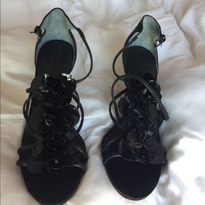 Tory Burch black heels.